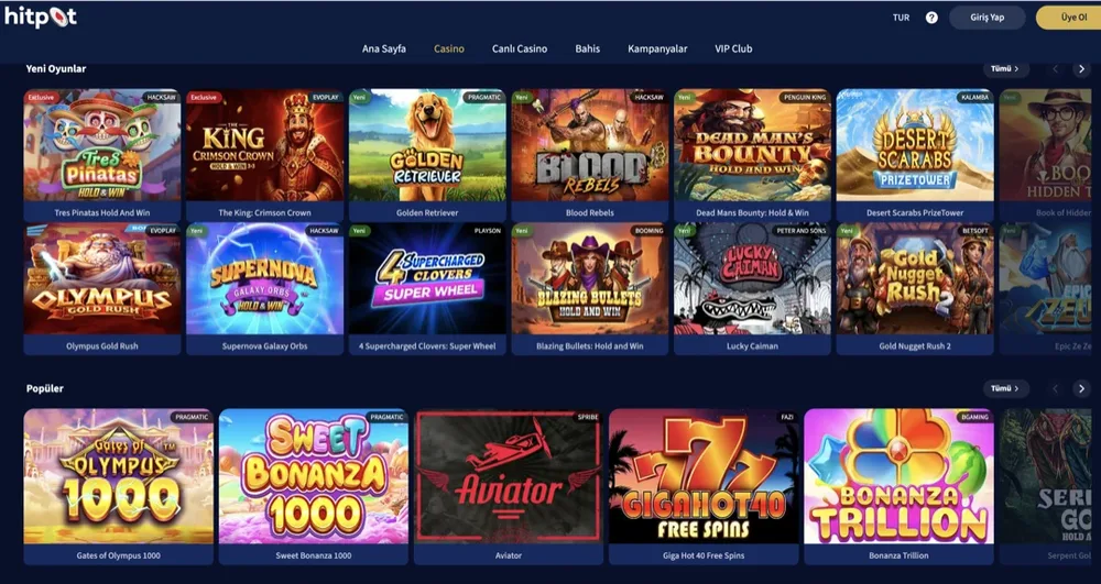 hitpot canlı casino